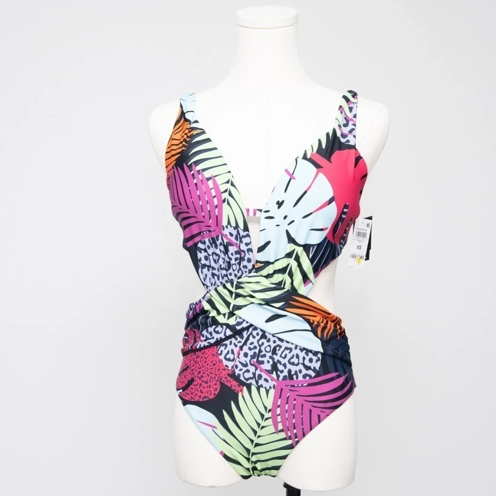 Bar‎ III. Women's Palm Prowl Cross-Front Monokini.